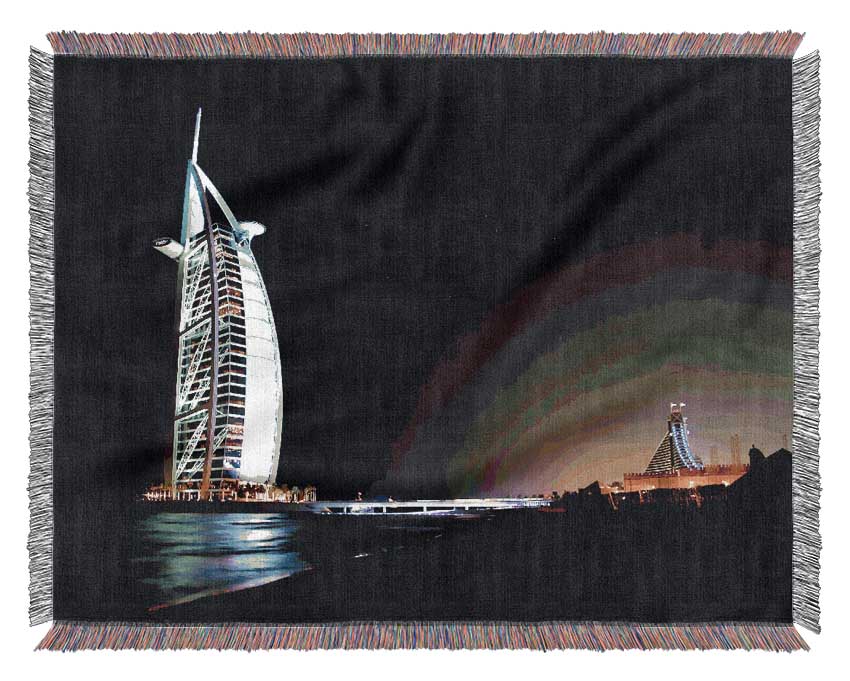 Dubai Ocean Nights Woven Blanket