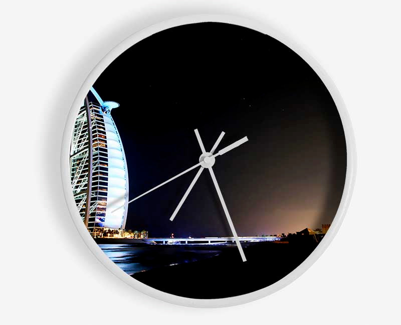 Dubai Ocean Nights Clock - Wallart-Direct UK