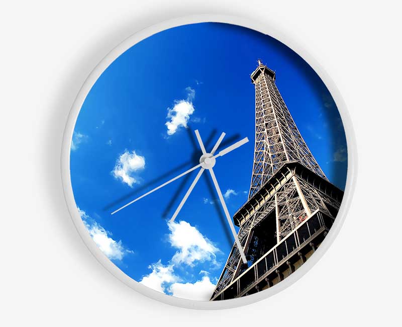 Eiffel Tower Paris Clock - Wallart-Direct UK