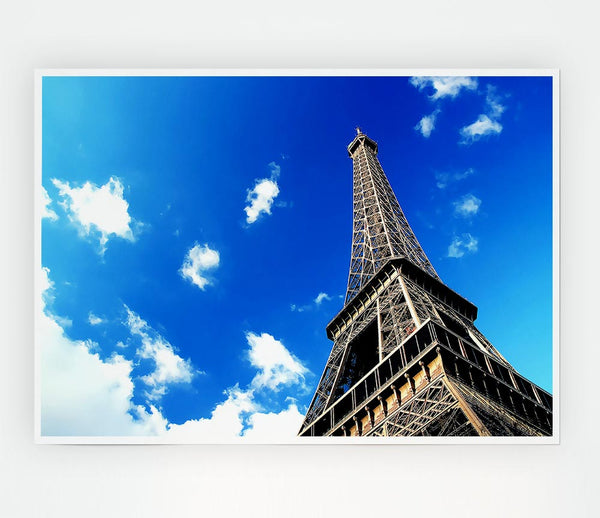 Eiffel Tower Paris Print Poster Wall Art