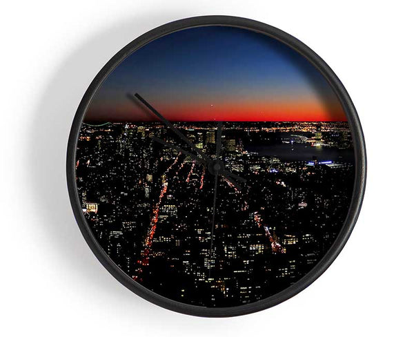 Empire State Building Glow Clock - Wallart-Direct UK