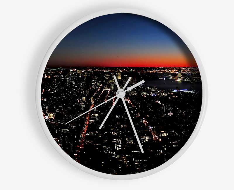 Empire State Building Glow Clock - Wallart-Direct UK