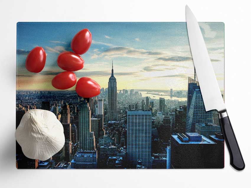 Empire State City Glass Chopping Board