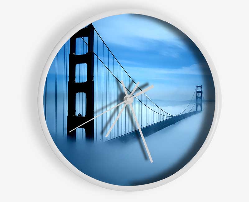 Golden Gate Bridge Fog Clock - Wallart-Direct UK