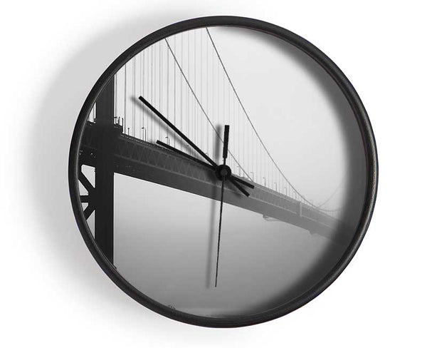 Golden Gate In Fog Clock - Wallart-Direct UK
