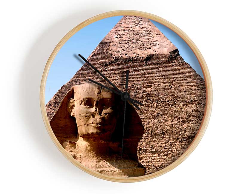 Great Pyramid Of Giza Clock - Wallart-Direct UK