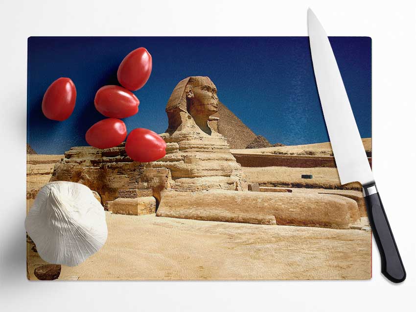 Great Sphinx Of Giza Glass Chopping Board