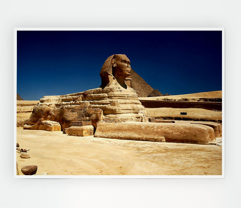 Great Sphinx Of Giza Print Poster Wall Art