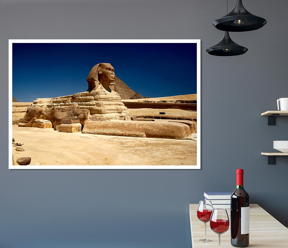 Great Sphinx Of Giza Print Poster Wall Art