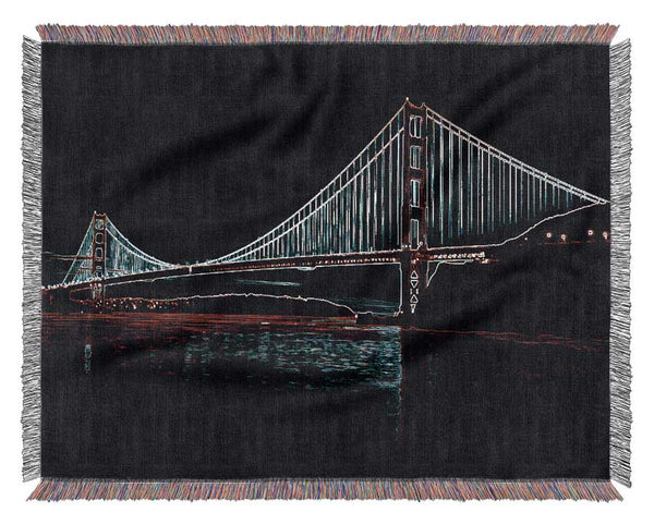 Hells Gate Bridge Woven Blanket