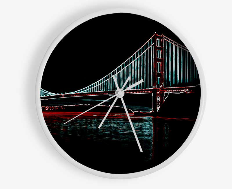 Hells Gate Bridge Clock - Wallart-Direct UK