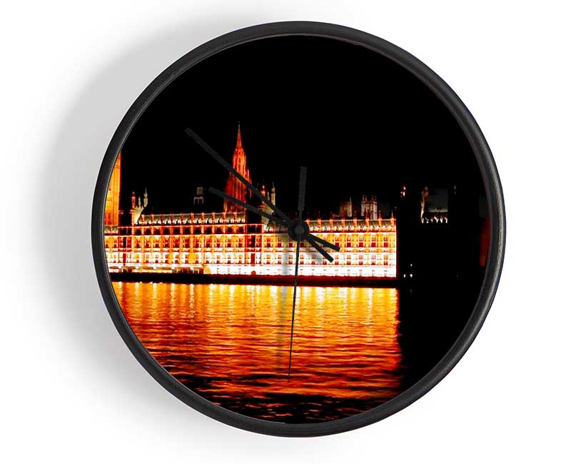 Houses Of Parliament Glow Clock - Wallart-Direct UK