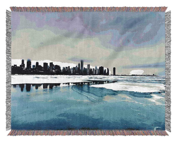 Ice City Woven Blanket