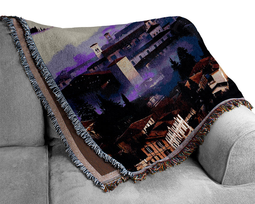 Italian City Mist Woven Blanket