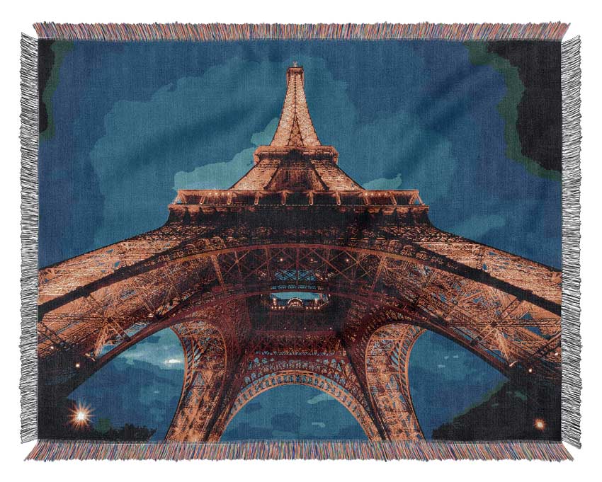 La Tour Eiffel Tower Woven Blanket