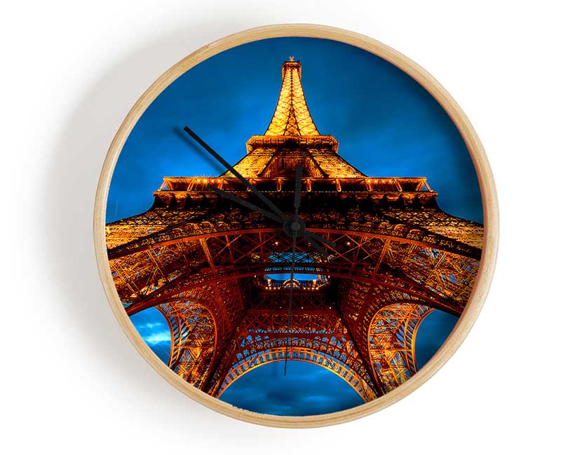 La Tour Eiffel Tower Clock - Wallart-Direct UK