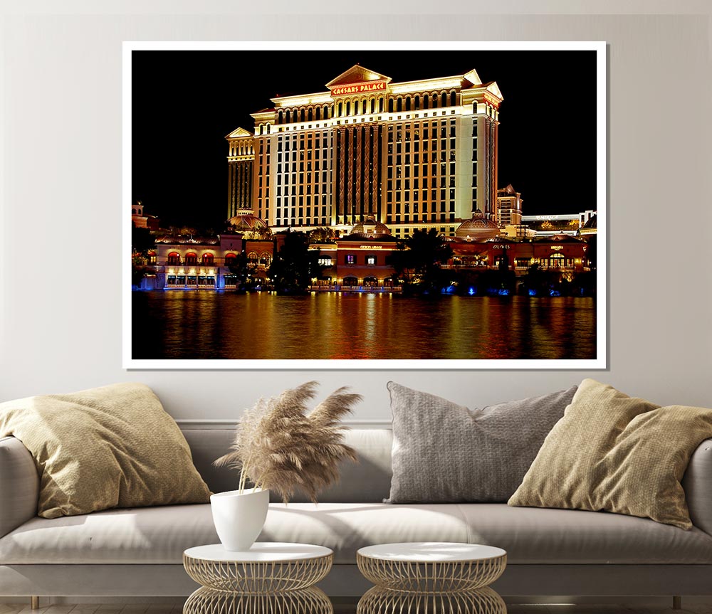 Las Vegas All That Glitters Print Poster Wall Art