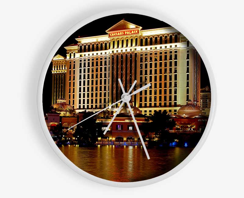 Las Vegas All That Glitters Clock - Wallart-Direct UK