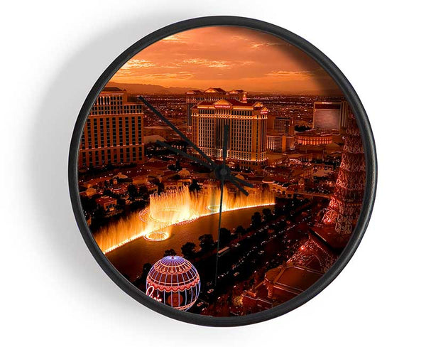 Las Vegas Little Eiffel Tower Clock - Wallart-Direct UK