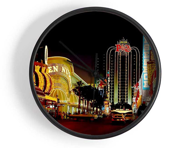 Las Vegas Strip Casino Heaven Clock - Wallart-Direct UK