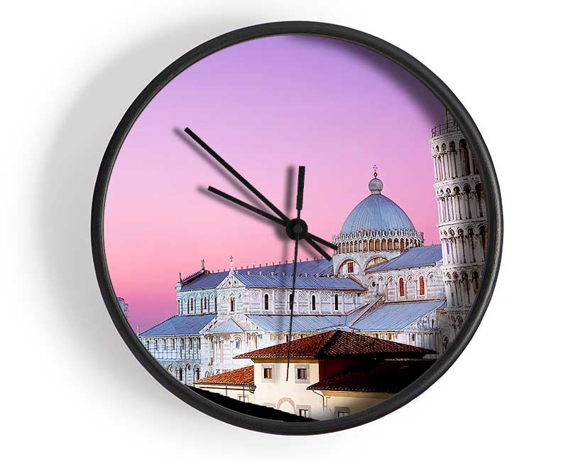 Leaning Tower Of Pisa Clock - Wallart-Direct UK