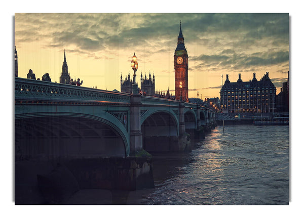 London in der Abenddämmerung