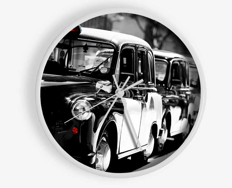 London Black Cabs Clock - Wallart-Direct UK