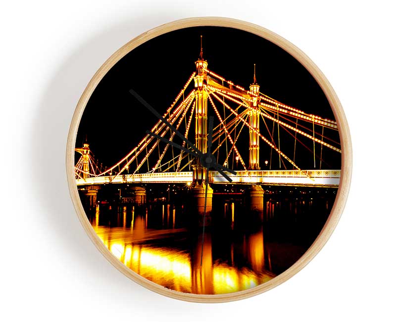 London Bridge Reflections Clock - Wallart-Direct UK