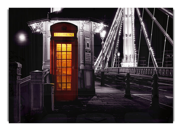 London Bridge Telefonzelle Rot S~w