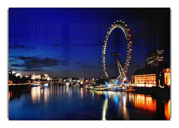 London Eye bei Nacht