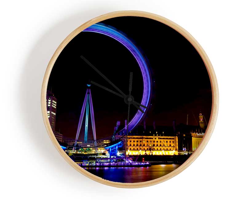 London Eye Speed Nights Clock - Wallart-Direct UK