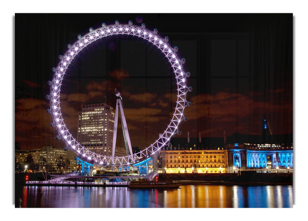 London Eye Wasserlichter