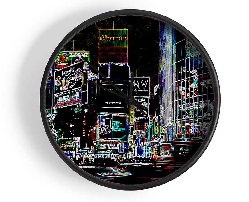 London Night Life Clock - Wallart-Direct UK