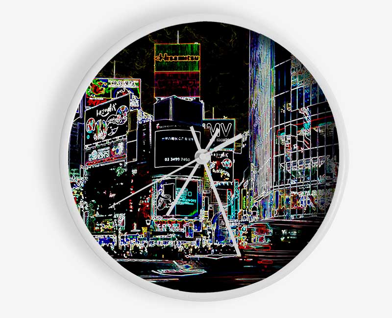 London Night Life Clock - Wallart-Direct UK