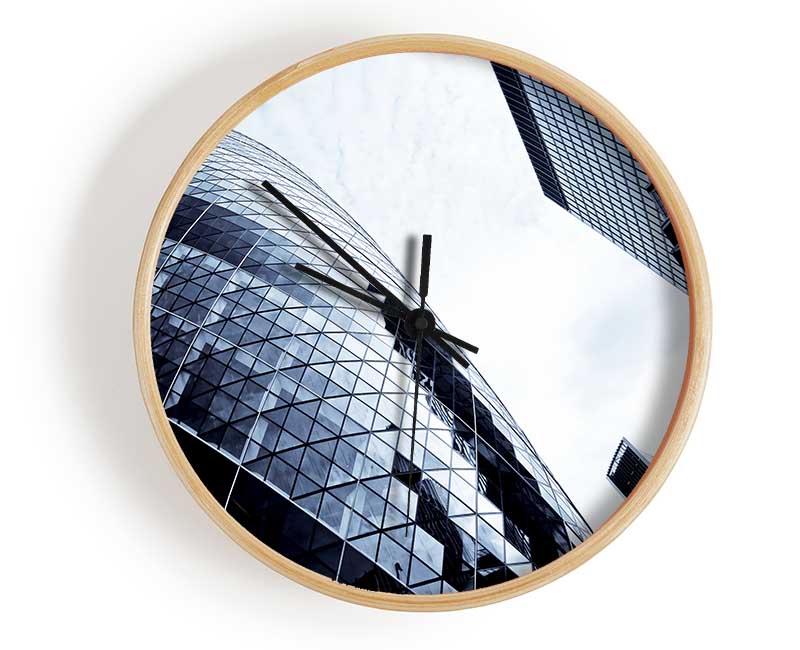 London The Gherkin Clock - Wallart-Direct UK