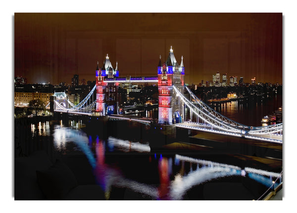 Lichter der Londoner Tower Bridge