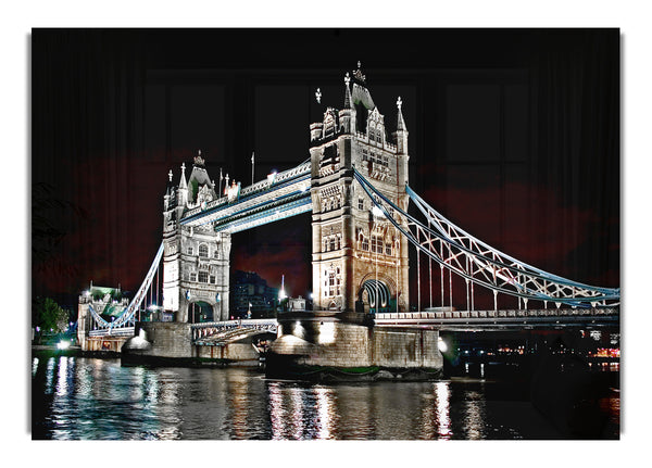 Nachtlichter der Londoner Tower Bridge