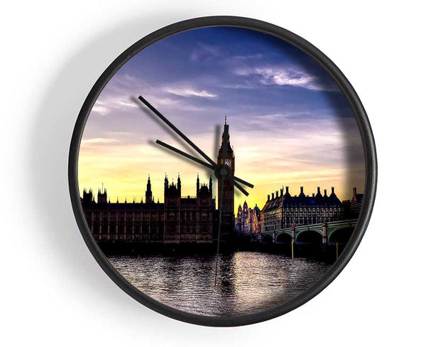 London Uk Clock - Wallart-Direct UK