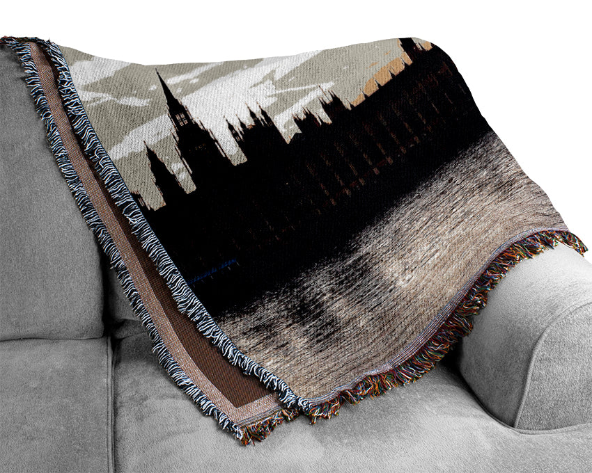 London Uk Woven Blanket