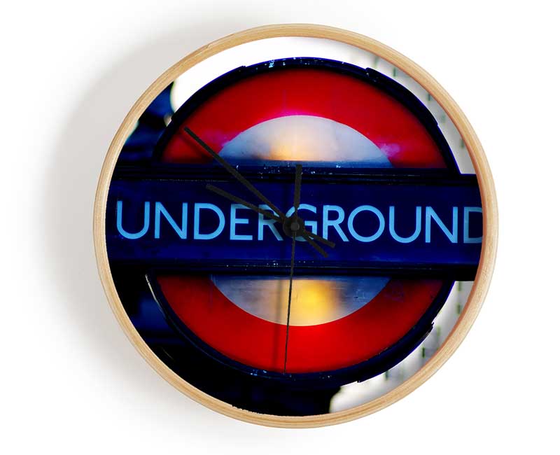 London Underground Sign Clock - Wallart-Direct UK