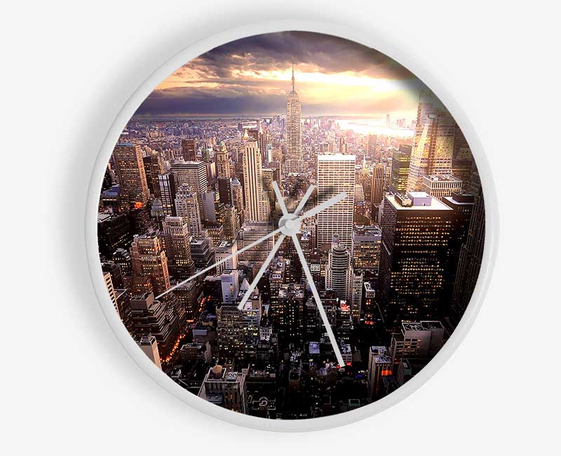 Manhattan Clock - Wallart-Direct UK