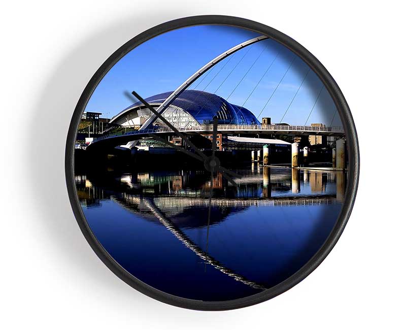 Millennium Bridge Newcastle England Clock - Wallart-Direct UK