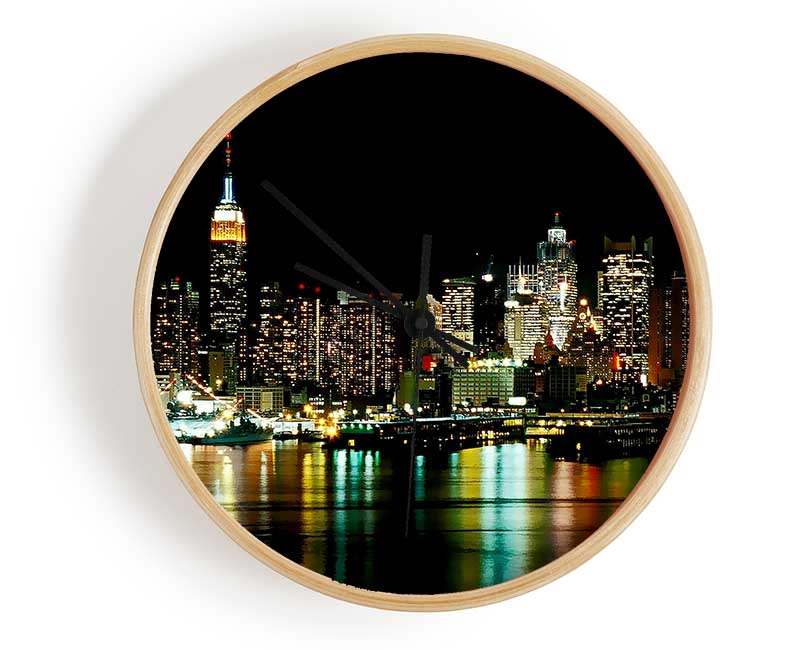 New York City Glow Clock - Wallart-Direct UK