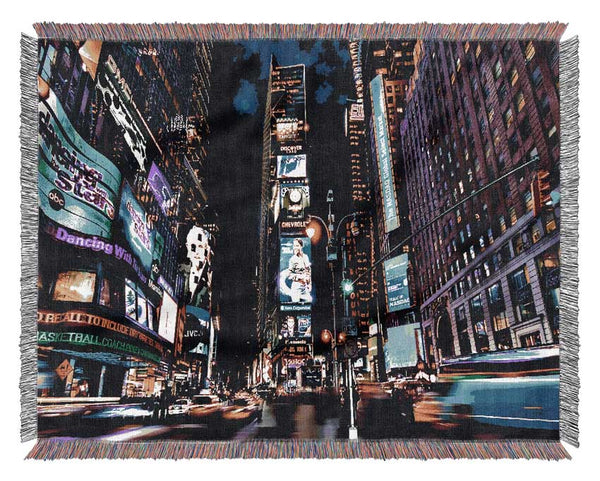 New York City Gods Speed Woven Blanket