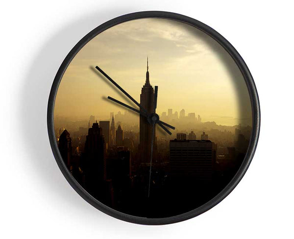 New York City Mist Clock - Wallart-Direct UK