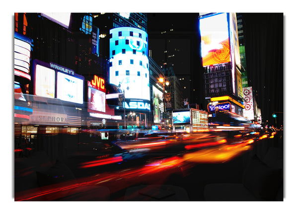 Lichter der Stadt bei Nacht in New York