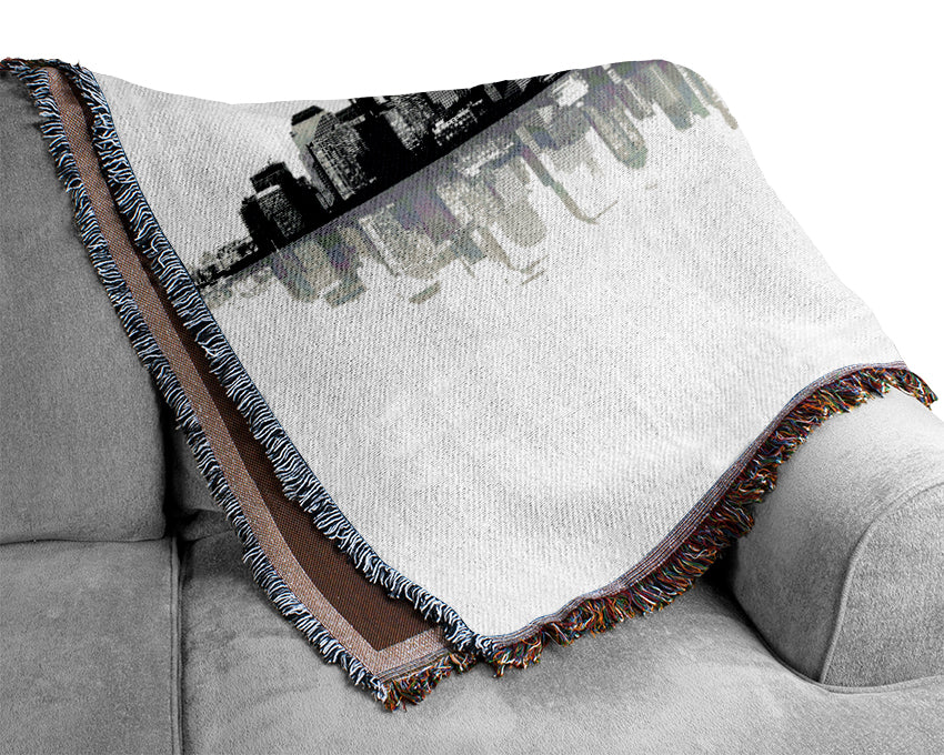 New York City Reflections Woven Blanket