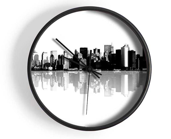 New York City Reflections Clock - Wallart-Direct UK