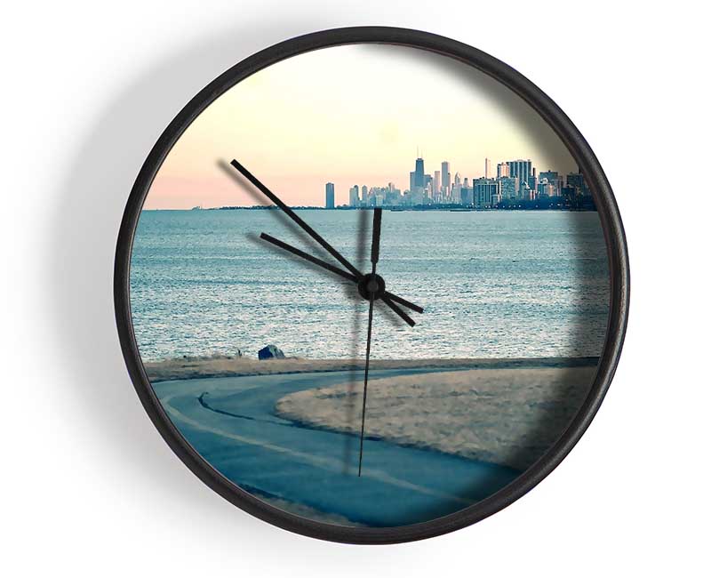 New York City Skyline Clock - Wallart-Direct UK