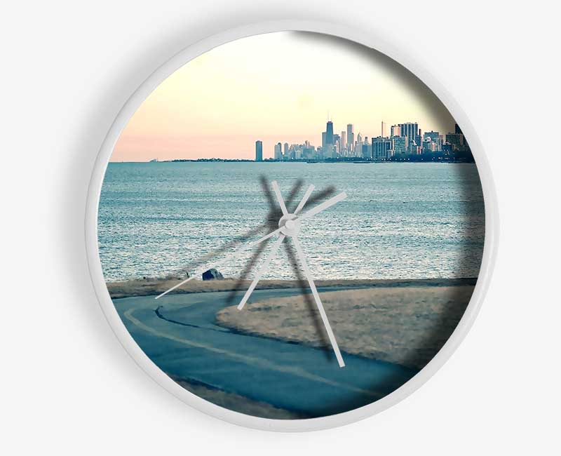 New York City Skyline Clock - Wallart-Direct UK